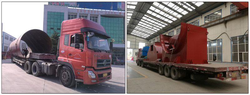 鋰輝石回轉窯發貨